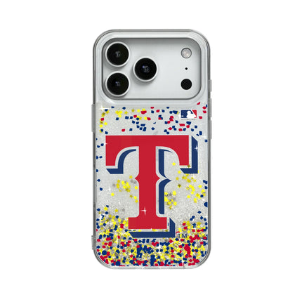 Texas Rangers Confetti Glitter Phone Case for Apple iPhone