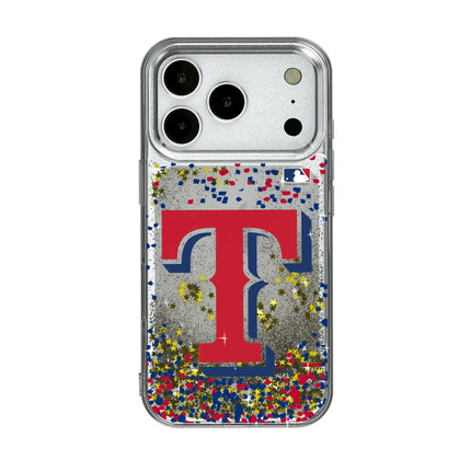 Texas Rangers Confetti Glitter Phone Case for Apple iPhone