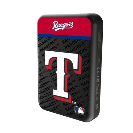 Texas Rangers Endzone Plus Wireless Mag Power Bank