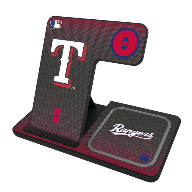 Texas Rangers Linen 3 in 1 Charging Station