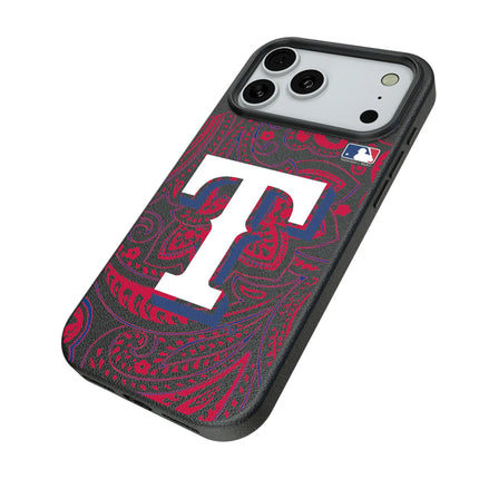 Texas Rangers Paisley MagSafe Compatible Phone Case for Apple iPhone