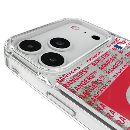 Texas Rangers Text Backdrop Glitter Phone Case for Apple iPhone