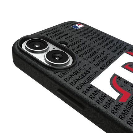 Texas Rangers Text Backdrop MagSafe Compatible Phone Case for Apple iPhone