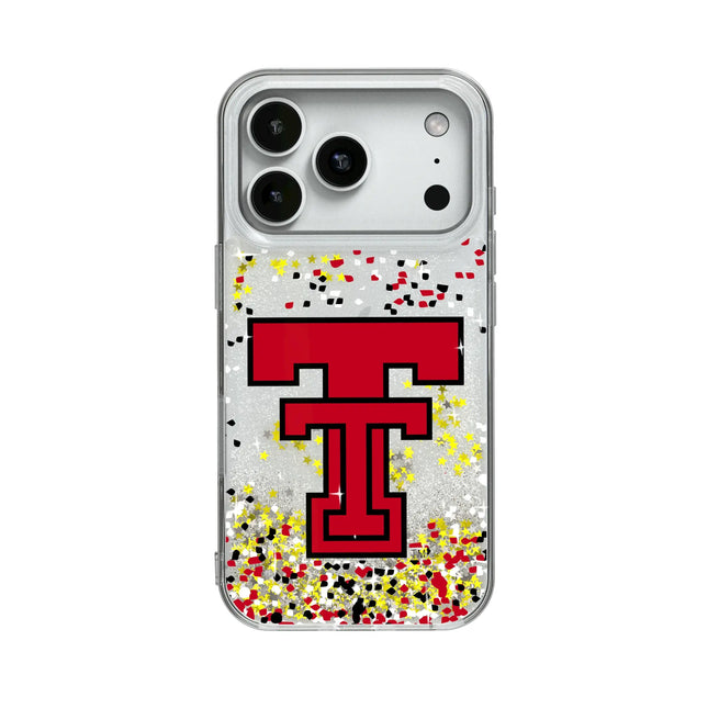 Texas Tech Red Raiders Confetti Glitter Phone Case for Apple iPhone