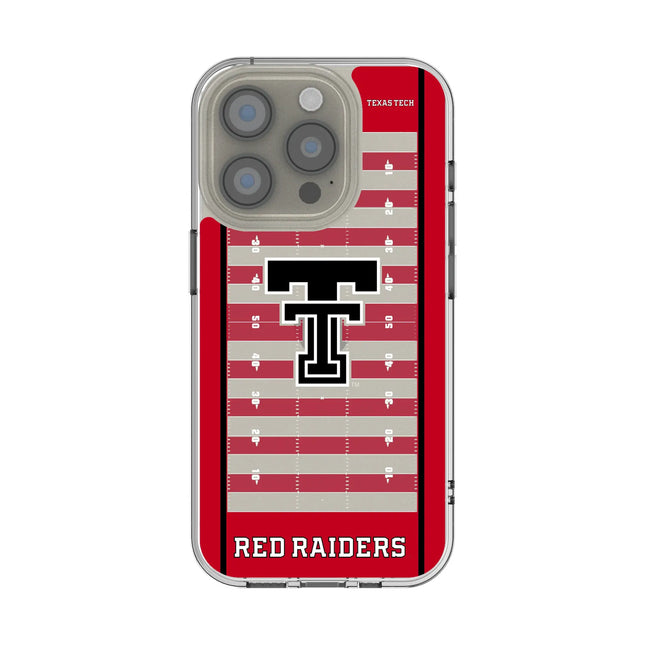 Texas Tech Red Raiders Field Clear Phone Case for Apple iPhone