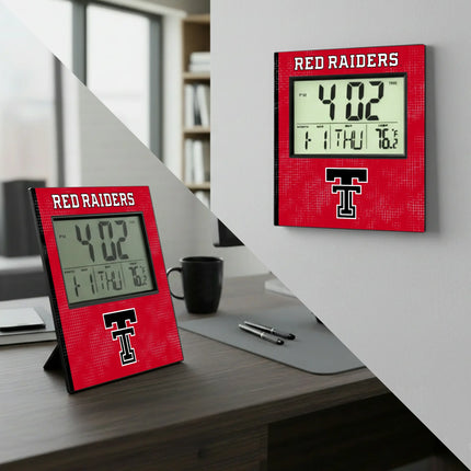 Texas Tech Red Raiders Hatch Wall Clock
