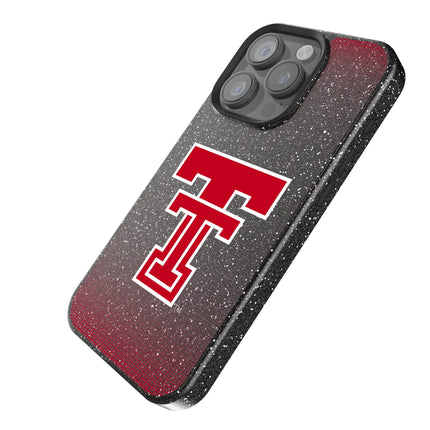 Texas Tech Red Raiders Linen Black Bling Phone Case for Apple iPhone