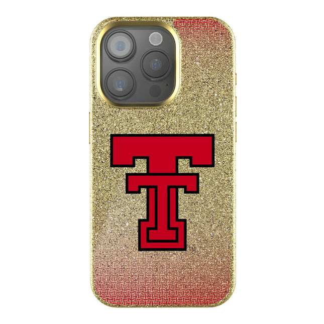 Texas Tech Red Raiders Linen Bling Phone Case for Apple iPhone