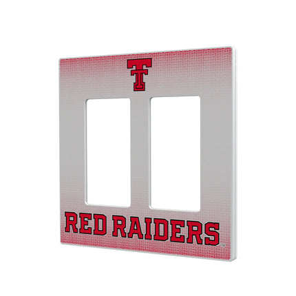 Texas Tech Red Raiders Linen Hidden-Screw Light Switch Plate