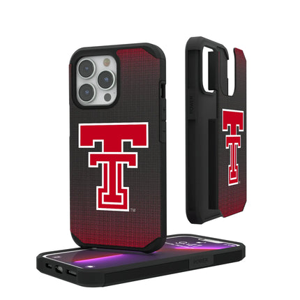 Texas Tech Red Raiders Linen Rugged Phone Case for Apple iPhone