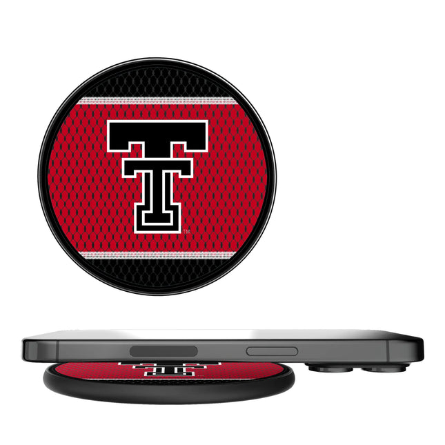 Texas Tech Red Raiders Mesh 15-Watt Wireless Charger