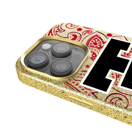 Texas Tech Red Raiders Paisley Bling Phone Case for Apple iPhone