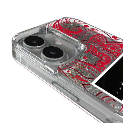 Texas Tech Red Raiders Paisley Glitter Phone Case for Apple iPhone