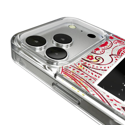 Texas Tech Red Raiders Paisley Glitter Phone Case for Apple iPhone
