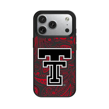 Texas Tech Red Raiders Paisley MagSafe Compatible Phone Case for Apple iPhone