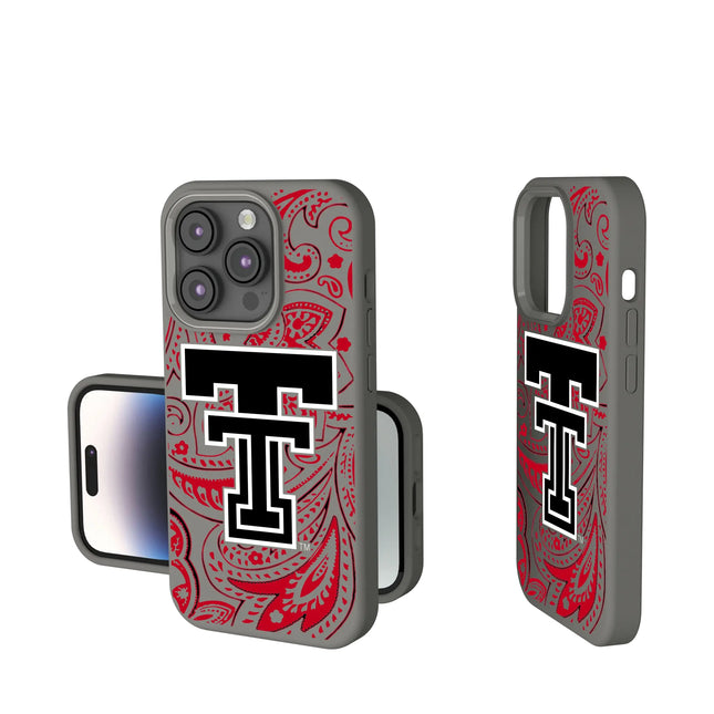 Texas Tech Red Raiders Paisley Soft Touch Phone Case for Apple iPhone