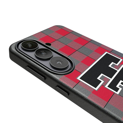 Texas Tech Red Raiders Plaid MagSafe Compatible Phone Case for Samsung Galaxy