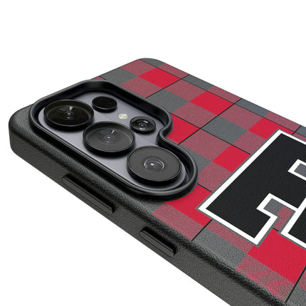 Texas Tech Red Raiders Plaid MagSafe Compatible Phone Case for Samsung Galaxy