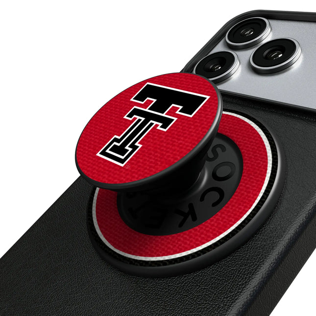 Texas Tech Red Raiders Stripe PopSockets Magnetic Phone Grip and Stand