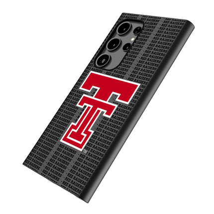 Texas Tech Red Raiders Text Backdrop MagSafe Compatible Phone Case for Samsung Galaxy