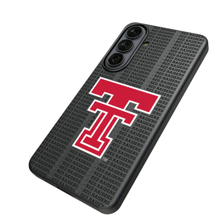 Texas Tech Red Raiders Text Backdrop MagSafe Compatible Phone Case for Samsung Galaxy