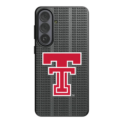 Texas Tech Red Raiders Text Backdrop MagSafe Compatible Phone Case for Samsung Galaxy