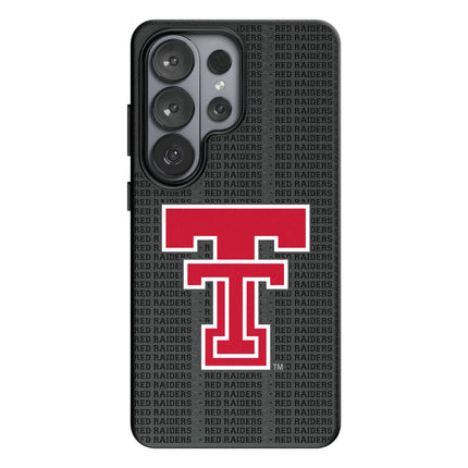 Texas Tech Red Raiders Text Backdrop MagSafe Compatible Phone Case for Samsung Galaxy