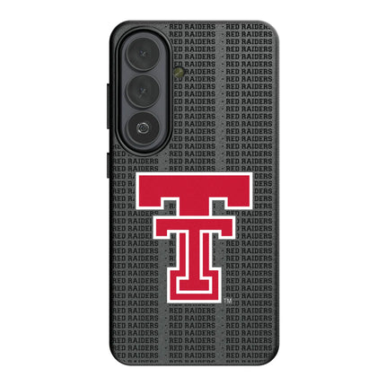 Texas Tech Red Raiders Text Backdrop MagSafe Compatible Phone Case for Samsung Galaxy