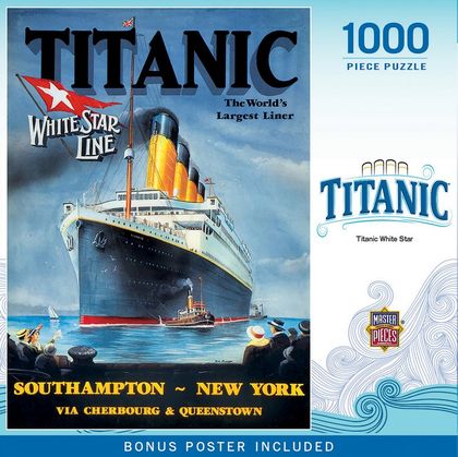 Titanic White Star line 1000 Piece Puzzle