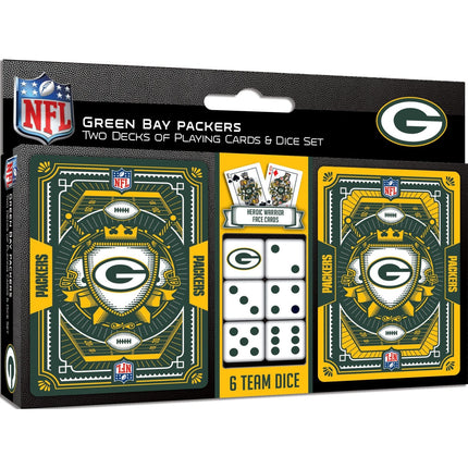 Green Bay Packers - 2-Pack Playing Cards & Dice Set