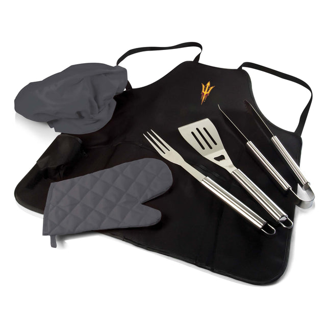 Arizona State Sun Devils - BBQ Apron Tote Pro Grill Set