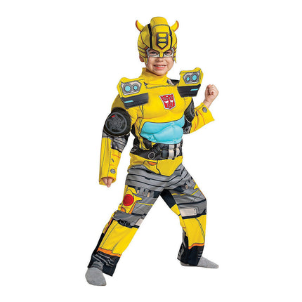 Toddler Muscle Transformers Bumblebee Costume