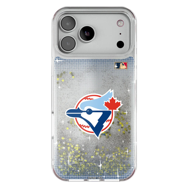 Toronto Blue Jays 1977-1988 - Cooperstown Collection Linen Glitter Phone Case for Apple iPhone