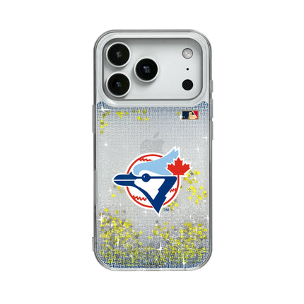 Toronto Blue Jays 1977-1988 - Cooperstown Collection Linen Glitter Phone Case for Apple iPhone