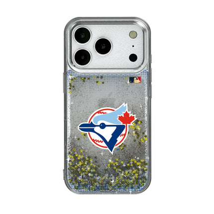 Toronto Blue Jays 1977-1988 - Cooperstown Collection Linen Glitter Phone Case for Apple iPhone