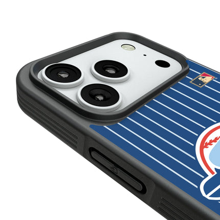 Toronto Blue Jays 1977-1988 - Cooperstown Collection Pinstripe Bump Phone Case for Apple iPhone