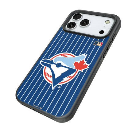Toronto Blue Jays 1977-1988 - Cooperstown Collection Pinstripe Bump Phone Case for Apple iPhone