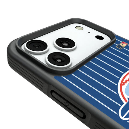 Toronto Blue Jays 1977-1988 - Cooperstown Collection Pinstripe Bump Phone Case for Apple iPhone
