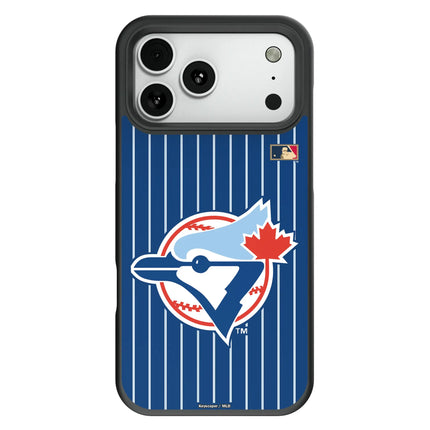 Toronto Blue Jays 1977-1988 - Cooperstown Collection Pinstripe Bump Phone Case for Apple iPhone