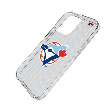 Toronto Blue Jays 1977-1988 - Cooperstown Collection Pinstripe Clear Phone Case for Apple iPhone