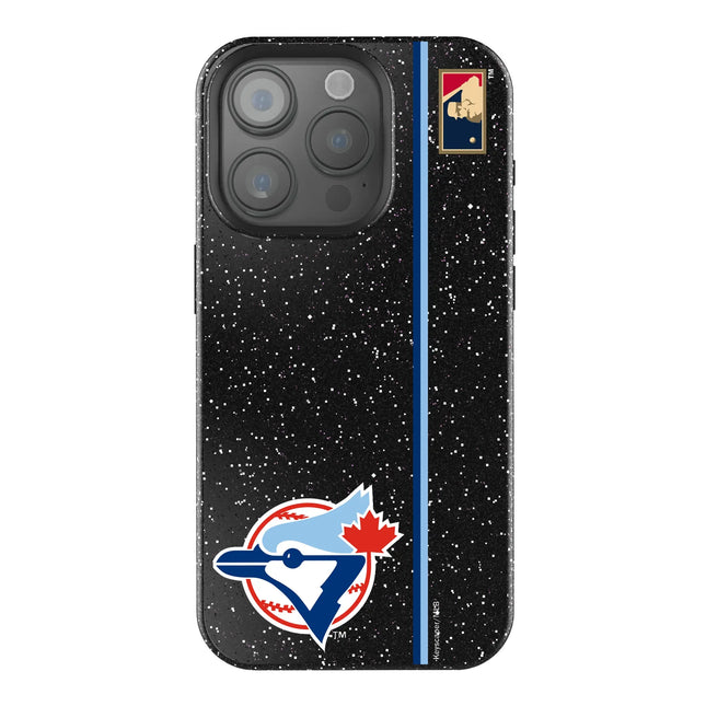 Toronto Blue Jays 1977-1988 - Cooperstown Collection Sidebar Black Bling Phone Case for Apple iPhone