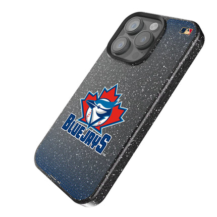 Toronto Blue Jays 1997-2002 - Cooperstown Collection Linen Black Bling Phone Case for Apple iPhone