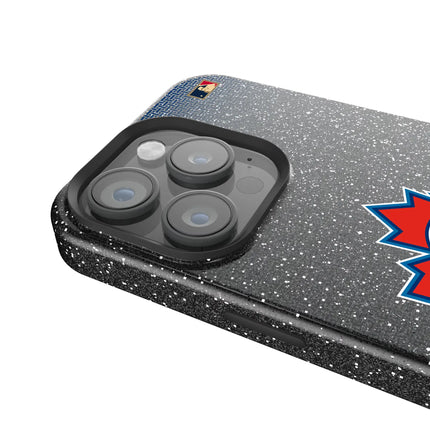 Toronto Blue Jays 1997-2002 - Cooperstown Collection Linen Black Bling Phone Case for Apple iPhone