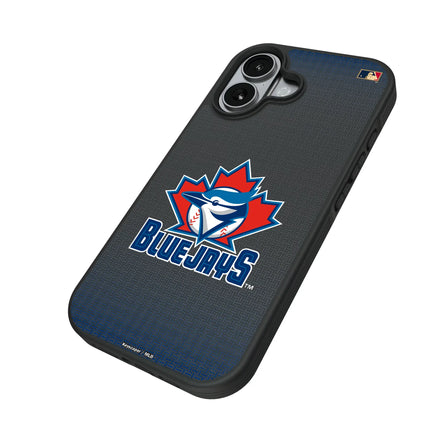Toronto Blue Jays 1997-2002 - Cooperstown Collection Linen Bump Phone Case for Apple iPhone