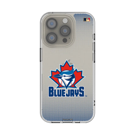Toronto Blue Jays 1997-2002 - Cooperstown Collection Linen Clear Phone Case for Apple iPhone