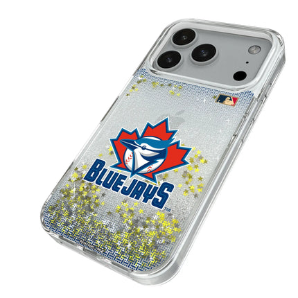 Toronto Blue Jays 1997-2002 - Cooperstown Collection Linen Glitter Phone Case for Apple iPhone