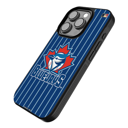 Toronto Blue Jays 1997-2002 - Cooperstown Collection Pinstripe Bump Phone Case for Apple iPhone