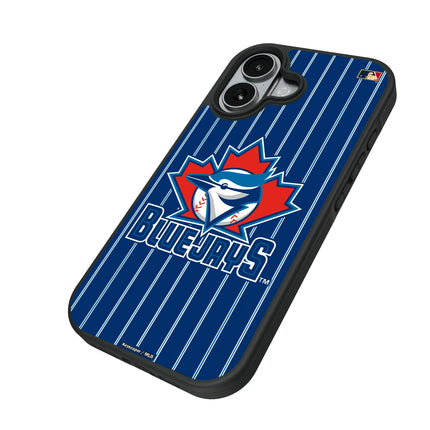 Toronto Blue Jays 1997-2002 - Cooperstown Collection Pinstripe Bump Phone Case for Apple iPhone