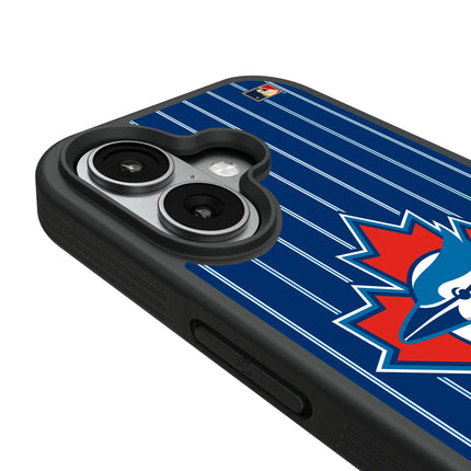 Toronto Blue Jays 1997-2002 - Cooperstown Collection Pinstripe Bump Phone Case for Apple iPhone