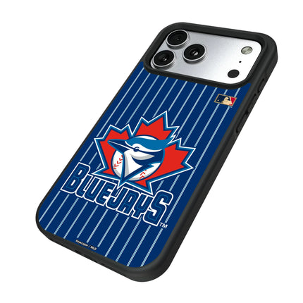 Toronto Blue Jays 1997-2002 - Cooperstown Collection Pinstripe Bump Phone Case for Apple iPhone